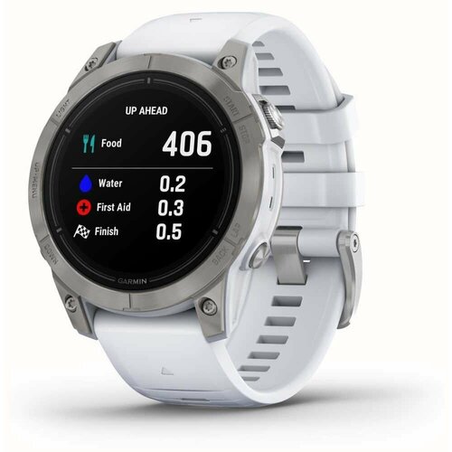 Умные часы Garmin Epix Pro (Gen 2) Sapphire 47mm, белый часы garmin epix pro gen 2 sapphire 47 мм stone white titanium dlc 010 02803 21