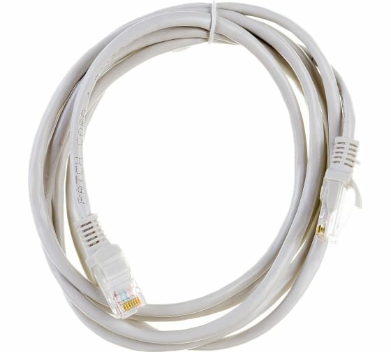 Шнур соединительный Patch Cord (UTP 5e кат 2м) многожильный PP12-2M (серый) Cablexpert