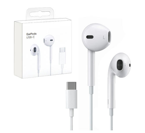 Наушники проводные EarPods Type C Connector для айфона iPhone 15 USB-C ...
