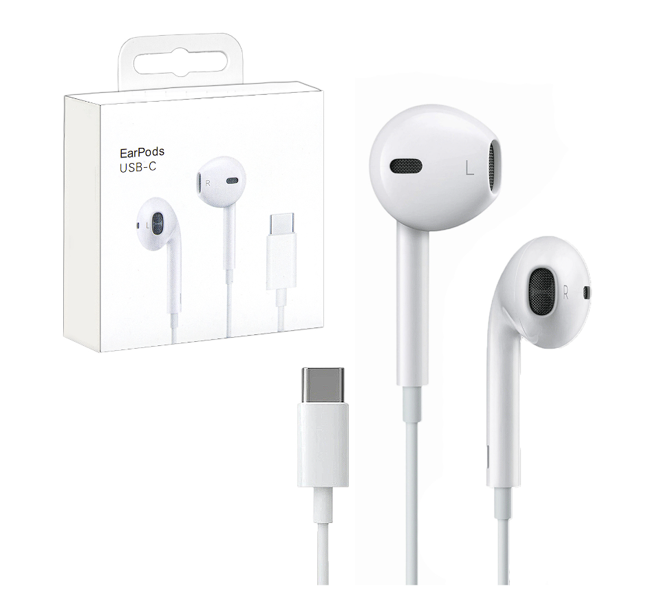 Наушники проводные EarPods Type C Connector для айфона iPhone 15 USB-C ...