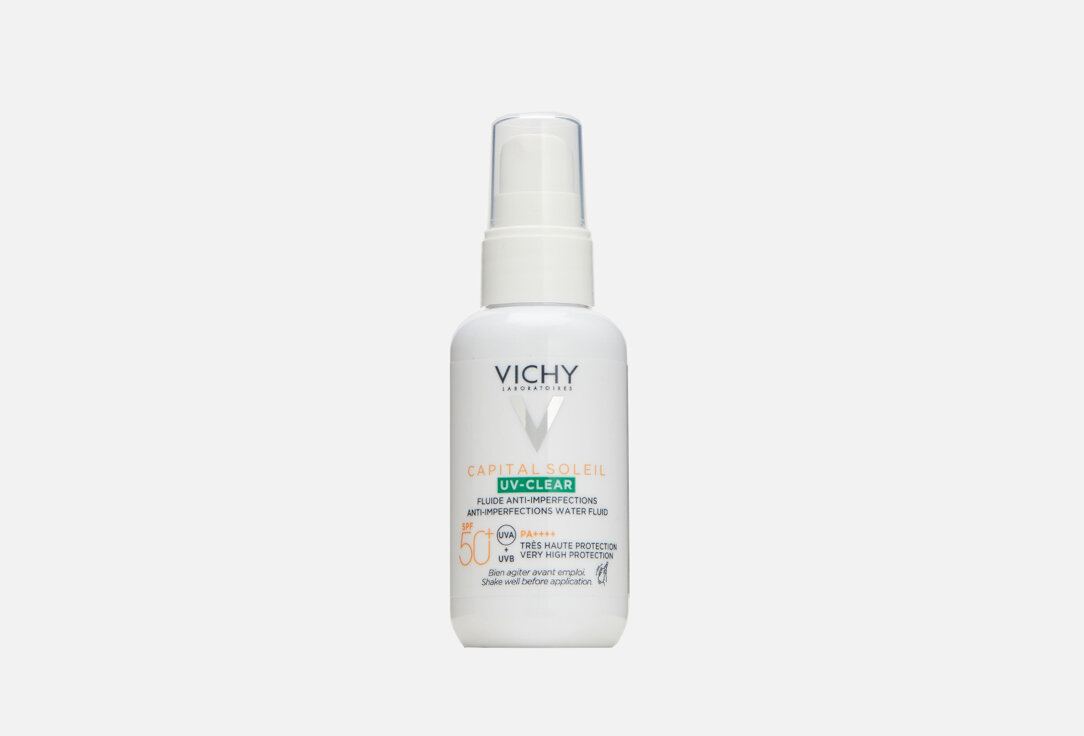 Флюид для лица SPF 50+ VICHY Capital Soleil / объём 40 мл