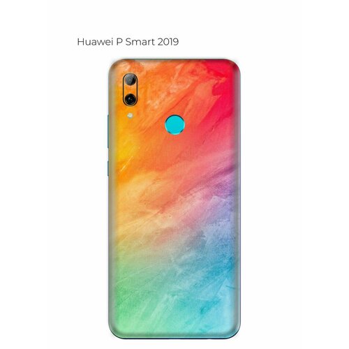 Гидрогелевая пленка на Huawei P Smart 2019 на заднюю панель гидрогелевая пленка huawei p smart pro 2019 хуавей p смарт про 2019 на дисплей и заднюю крышку