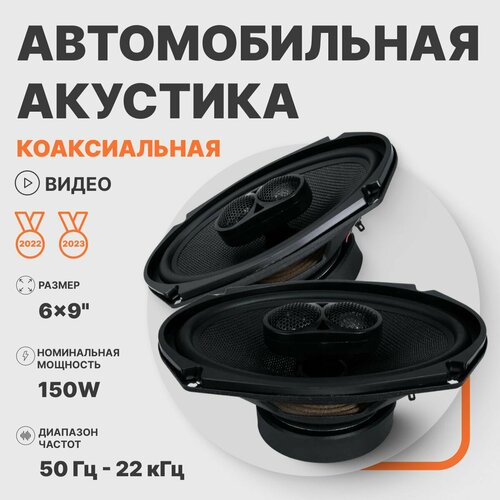 Автомобильные динамики коаксиальные AMP PRO 693 овалы 653400₽