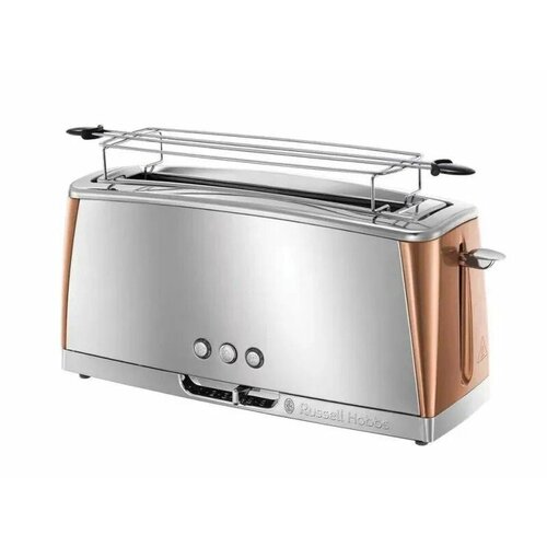 99018147248 тостер russell hobbs 23380 56 elegance toaster серебристый Тостер Russell Hobbs 24310-56, серебристый