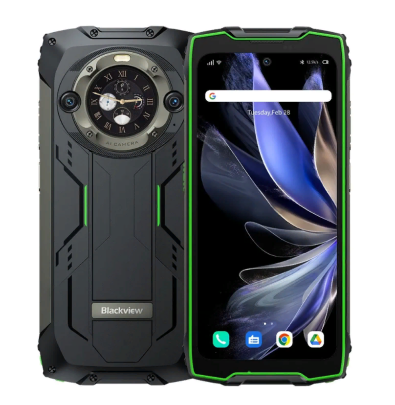 Смартфон Blackview BV9300 PRO 12/256 ГБ, 2 nano SIM, Зелёный