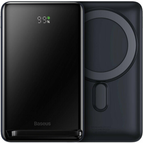 Портативное зарядное устройство Baseus Портативное зарядное устройство Baseus Magnetic Bracket Wireless Fast Charge Blue PPCX000203 459000₽