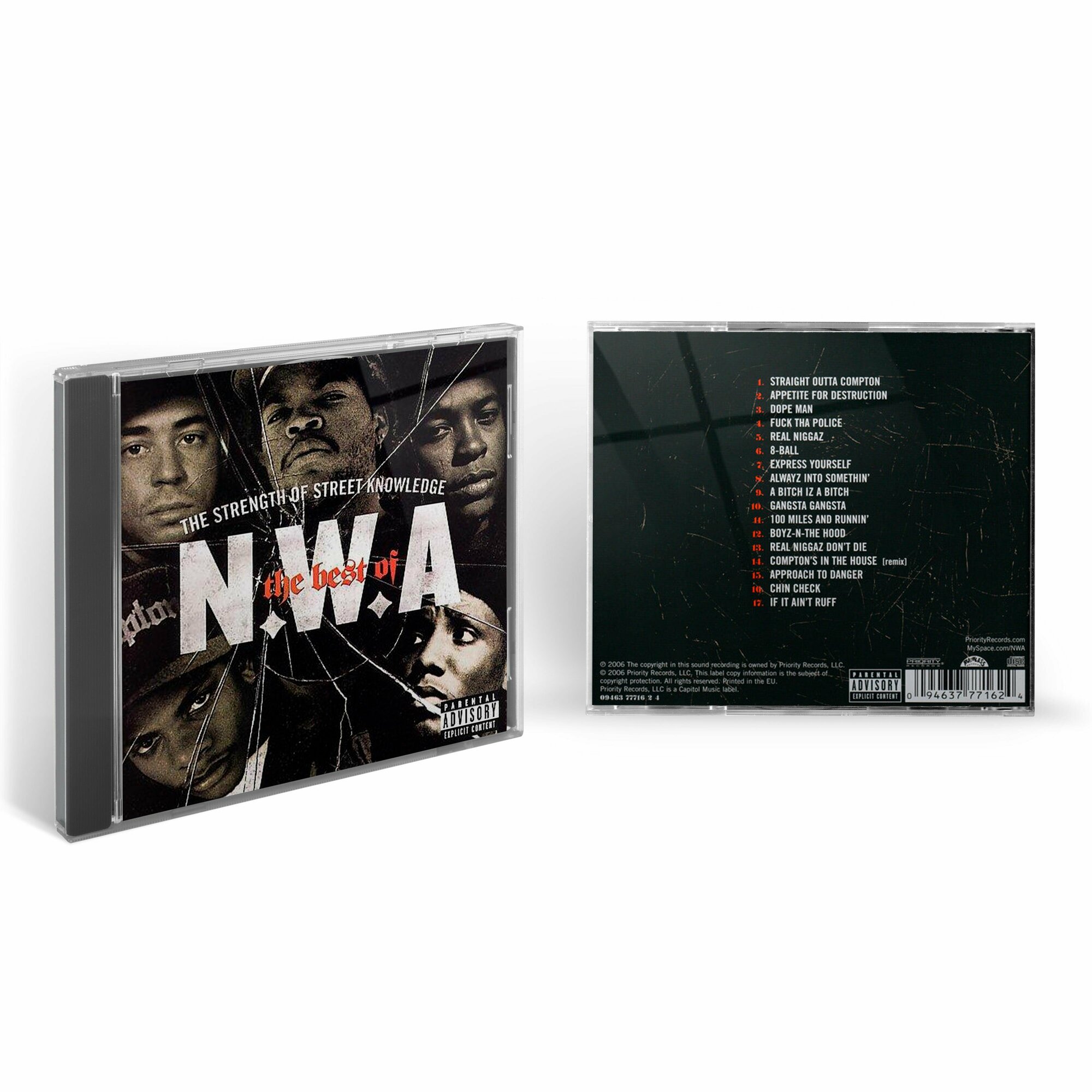 N.W.A. - The Best Of (1CD) 2007 Jewel Аудио диск