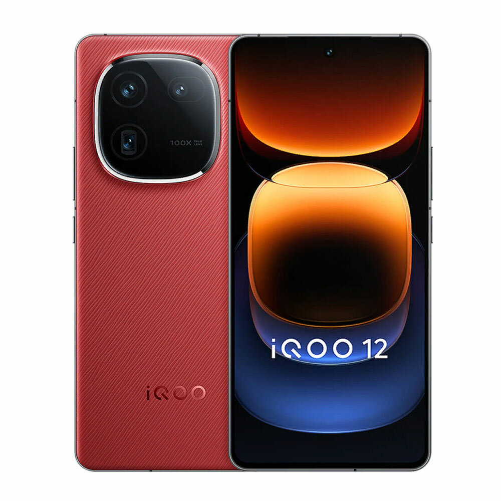 Смартфон IQOO 12, 16ГБ/1ТБ, CN, 2 Nano Sim, Красный