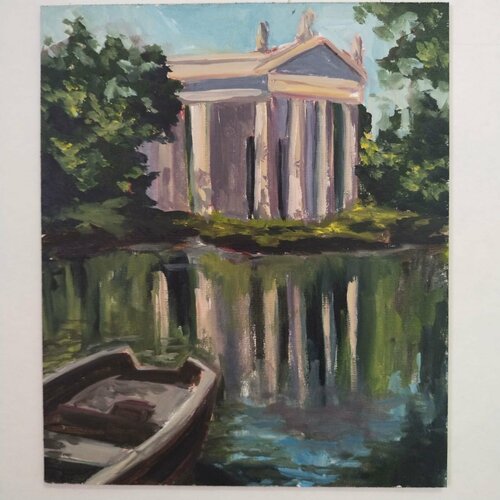 Картина на холсте 23х19,5 см 