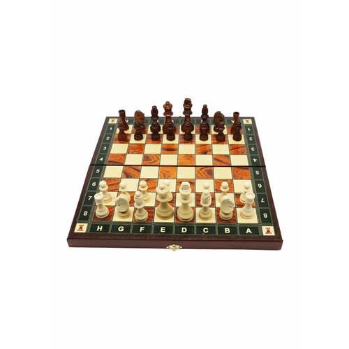 Шахматы Тура, 40х40см (27561) набор 2 в 1 малый шахматы лакированные шашки деревянные с доской 295х145 мм игра шахматы шашки набор шашек и шахмат