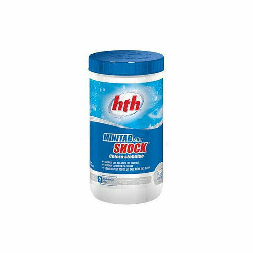 Стабилизированный хлор HTH C800672H2 быстрый стабилизированный хлор в таблетках по 20гр 5кг hth minitab shock