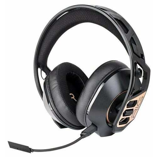 Беспроводная компьютерная гарнитура Plantronics RIG 700HD черныйзолотистый 15990₽