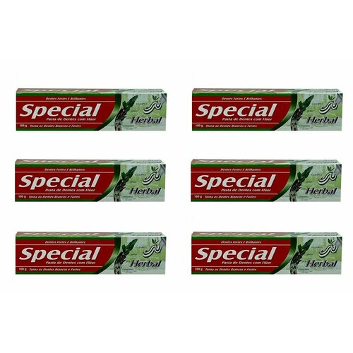 Special Зубная паста Herbal, с экстрактом трав, 100 г, 6 шт