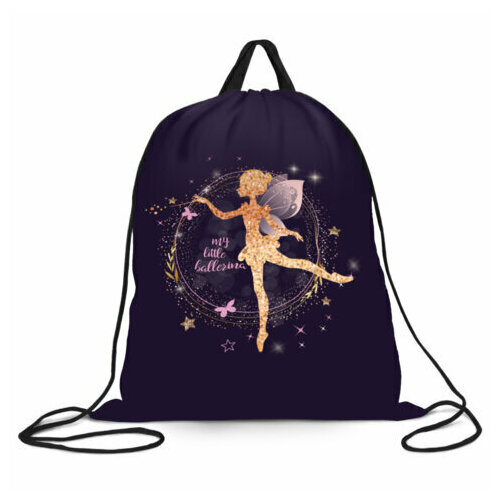 Мешок для обуви BRAUBERG KIDS с петлей 42х34 см Gold fairy 272414 248₽