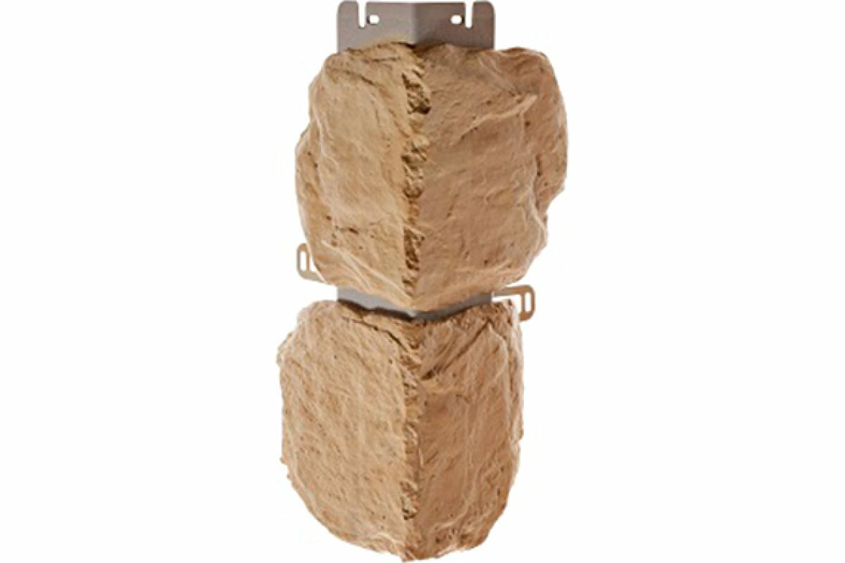 фото Альта Профиль Наружный угол к фасадным панелям коллекции бутовый камень греческий, новый, 7126