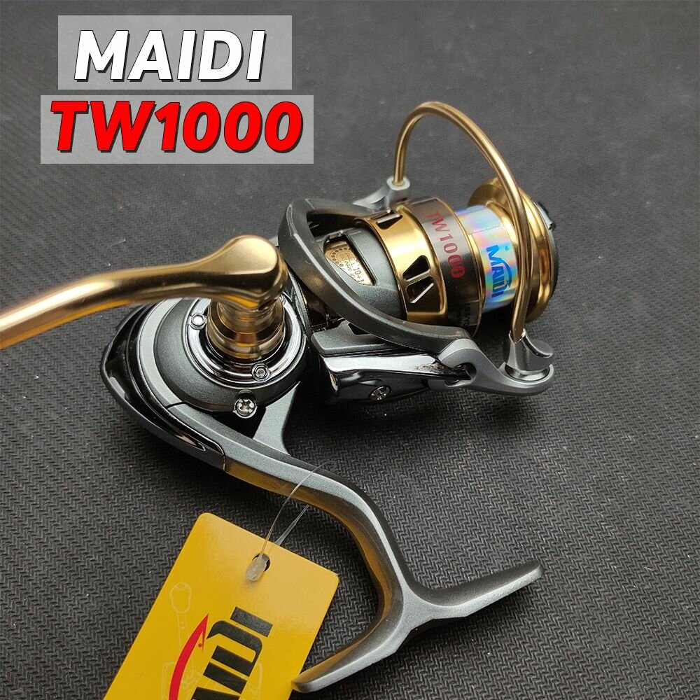 Катушка для рыбалки Maidi TW1000 / Для спиннинга, поплавочной удочки