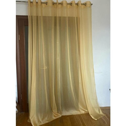 Тюль вуаль на люверсах Солнечный высота 230