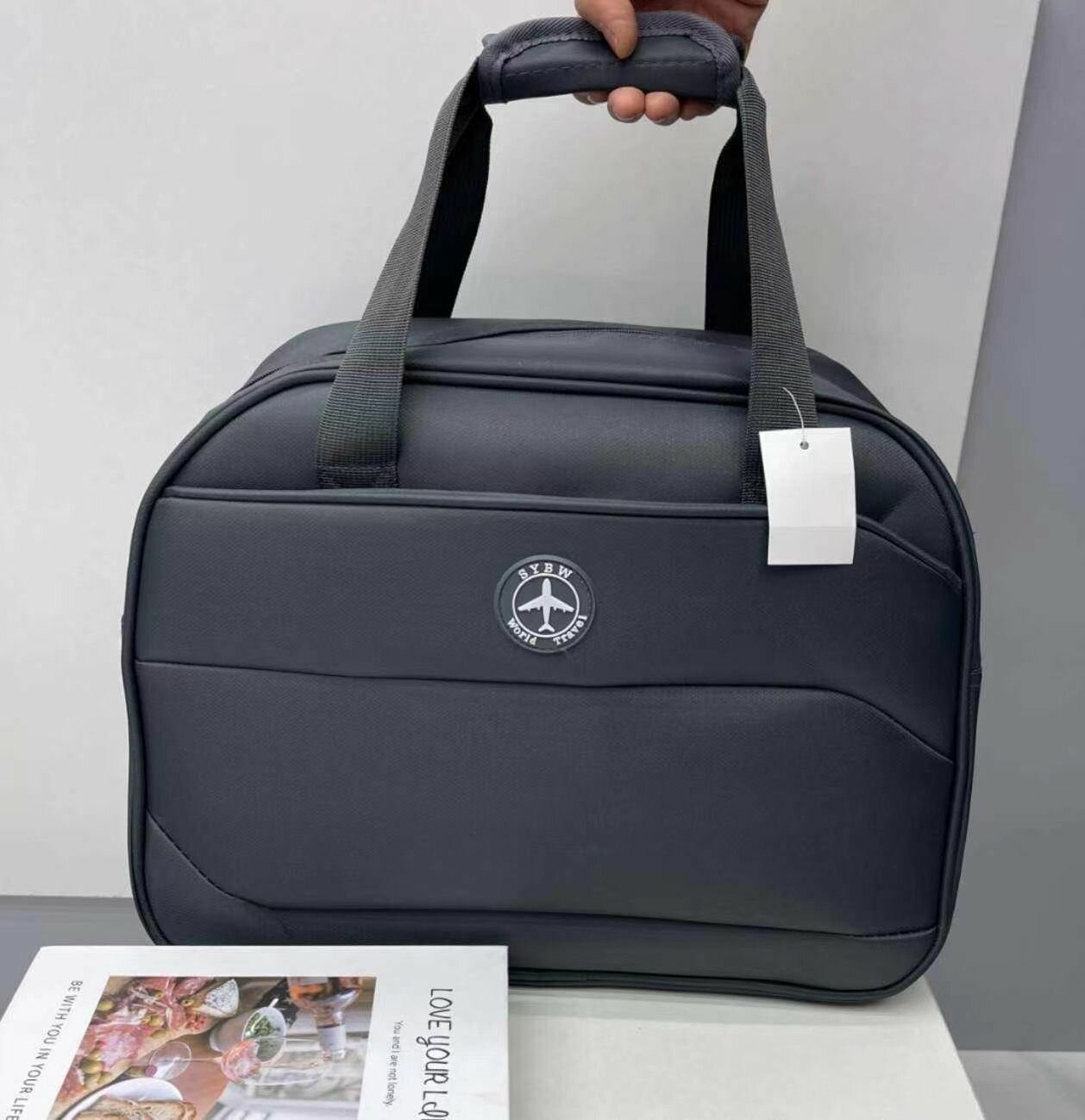 фото Сумка для ручной клади 40х30х20 / Сумка Дорожная для Смартавиа Ютэйр Норд Винд Ред Вингс Нордавиа Аэрофлот Победа Уральские Авиалинии Серая