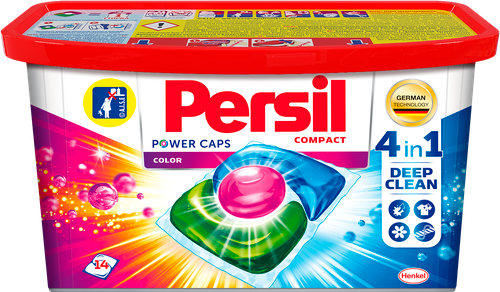 Капсулы для стирки Persil Power Caps 4in1 Color, 14 шт.