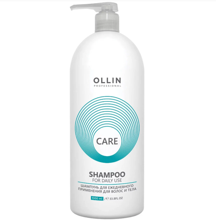 Шампунь для волос и тела OLLIN Care For daily use, 1 л