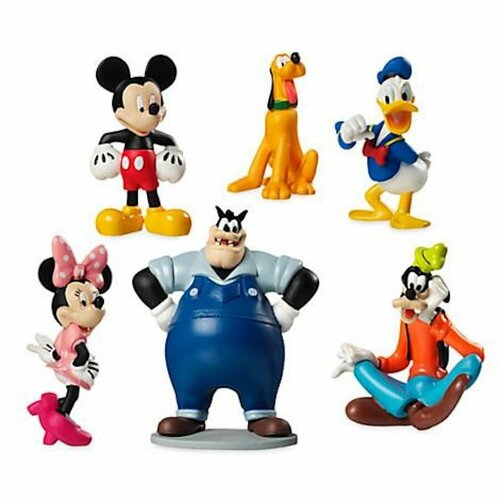 Игровой набор Микки Маус disney mickey minnie mouse donald duck diy 3d model micro building brick blocks action figures education toy gift ornaments