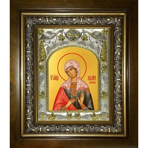 Икона Калиса Коринфская Мученица мученица калиса коринфская икона в широком киоте 16 5 18 5 см