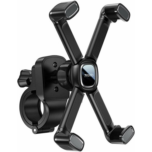 Держатель смартфона для велосипеда/мотоцикла/коляски, Yesido C191 Bycicle Holder, Черный