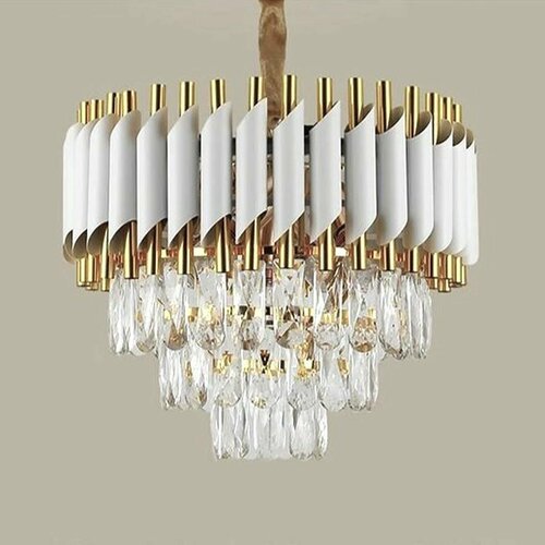 Люстра подвесная хрустальная с регулировкой высоты 99001-400(WTGD)