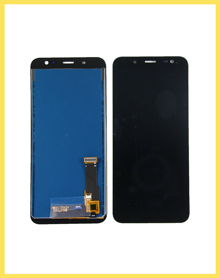 Дисплей (экран) для Samsung Galaxy J6 2018 J600F в сборе с тачскрином Черный - (In-Cell)