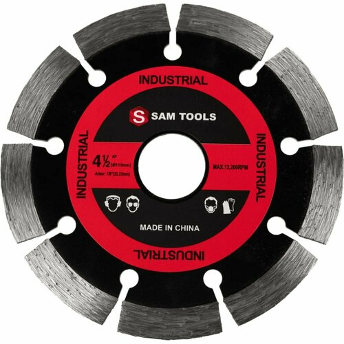 Отрезной алмазный диск по бетону SAMGRUPP Segment samgrupp диск отрезной алмазный сегментный по бетону 230 мм 16218