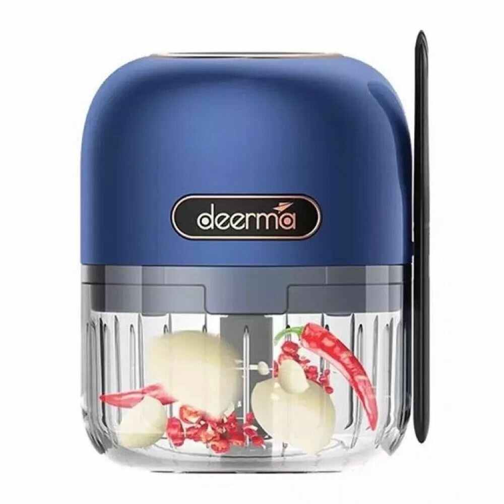 Измельчитель Deerma DEM-JS100 Mini Garlic Grinder синий