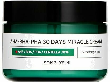 Крем с AHA/BHA/PHA кислотами для проблемной кожи SOME BY MI AHA-BHA-PHA 30 Days Miracle Cream