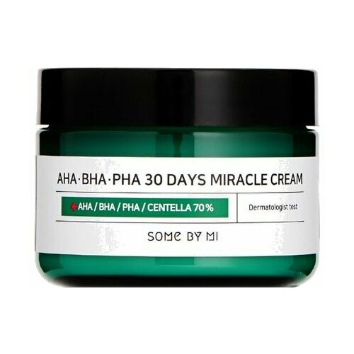 Крем с AHA/BHA/PHA кислотами для проблемной кожи SOME BY MI AHA-BHA-PHA 30 Days Miracle Cream