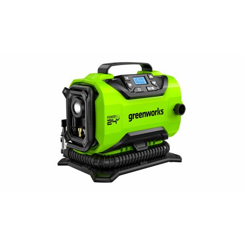 Компрессор автомобильный аккумуляторный Greenworks с АКБ 4Ач и ЗУ 14990₽