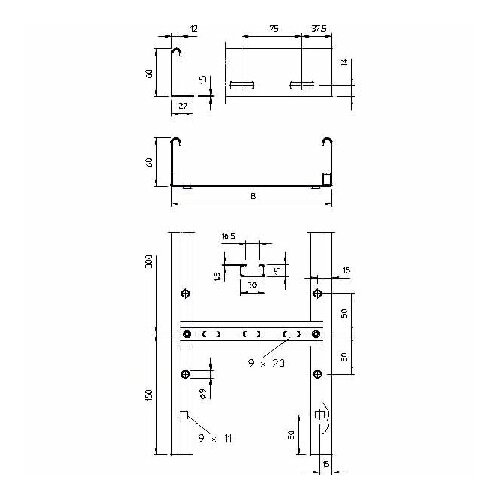 Кабельная лестница 60x200 мм LG 620 VS 3 FS – OBO – 6208538 – 4012195064022