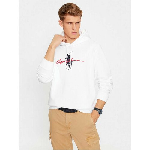 Худи Polo Ralph Lauren, размер XL [INT], белый худи polo ralph lauren силуэт прямой средней длины размер s синий