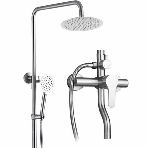 Душевая система DIKALAN B9064, 3-х функциональная, нержавеющая сталь