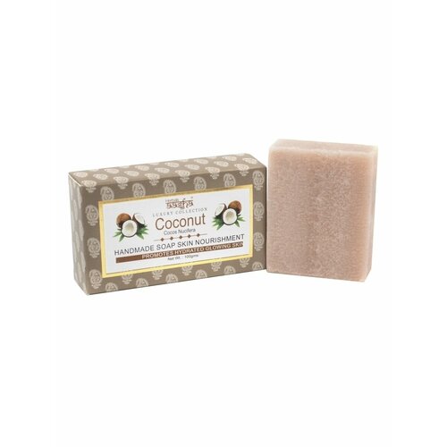 COCONUT Handmade Soap Skin Nourishment, Aasha Herbals (кокос мыло ручной работы, питающее, Ааша Хербалс), 100 г.