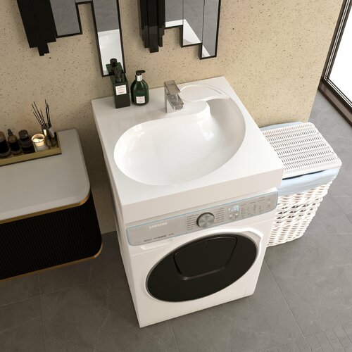 Раковина для ванной над стиральной машиной Uperwood Comforty 60х60х11 см