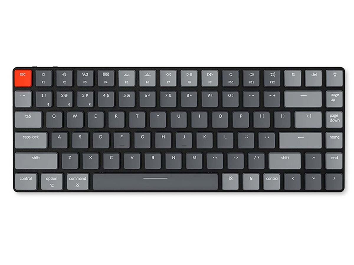 Клавиатура беспроводная механическая Keychron K3, Bluetooth, RGB, Brown Switch, Черный/Серый K3E3