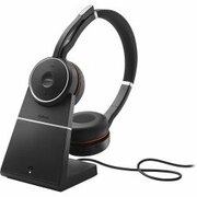 Гарнитура Jabra Evolve 75 SE, Link380a MS Stereo Stand, для контактных центров, накладные, bluetooth .