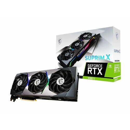 Видеокарта MSI GeForce RTX 3080 Ti SUPRIM X видеокарта msi ti suprim x 12g geforce rtx 4070ti 12 гб gddr6x hdmi dp