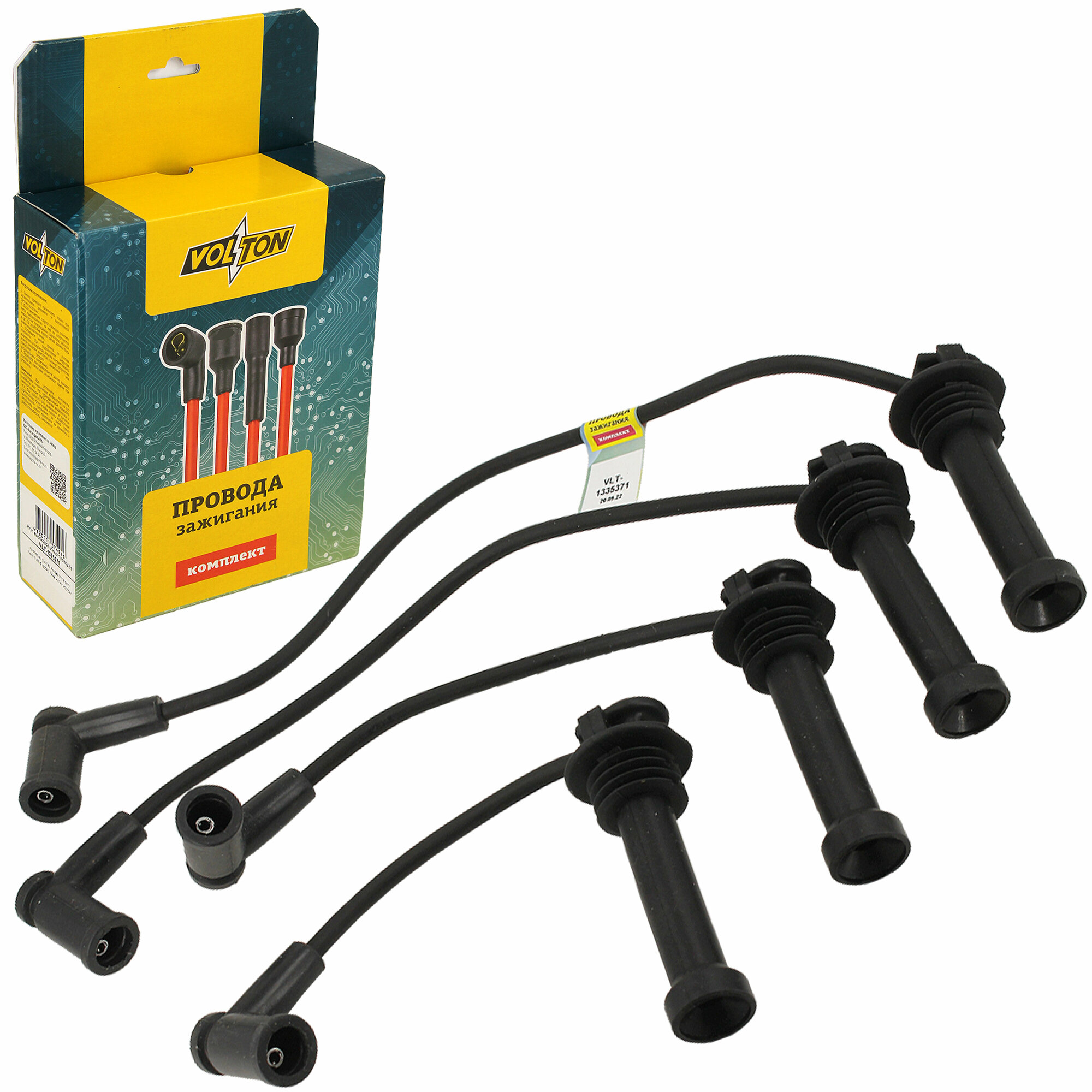 фото Провода Высоковольтные VOLTON кт. для Ford Focus II (1.4-1.6), Mondeo IV (1.6 16V), Fusion (1.4-1.6) с 2002 г. в.