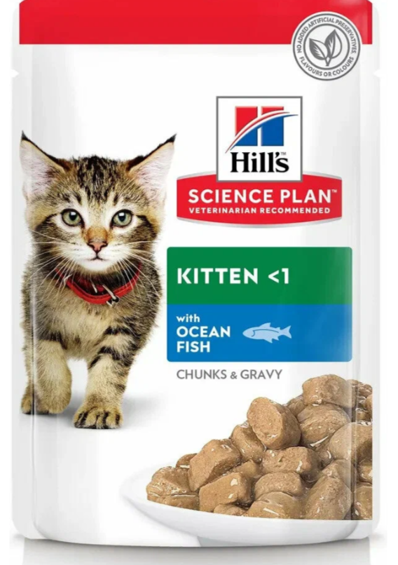 Влажный корм Hill's Science Plan для котят, с океанической рыбой 85г