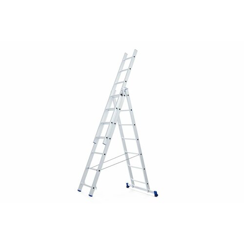 Универсальная трехсекционная лестница Zarges 3х7 ступеней 48920 34270₽