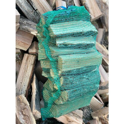 Дрова сухие в сетке из дуба в сетке для мангала и пикника 1200₽
