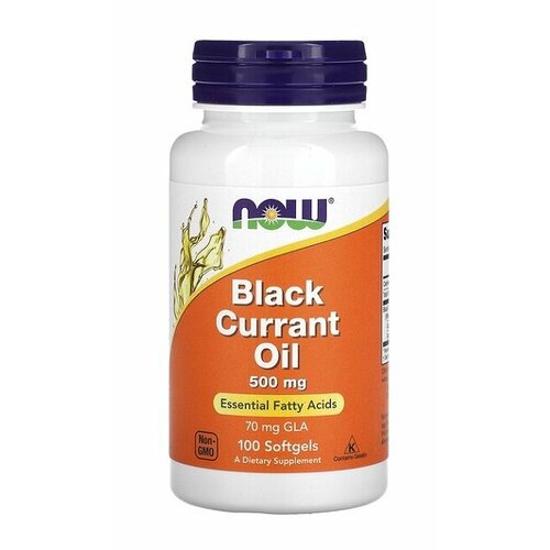 NOW Black Currant Oil 500 mg (100 гель кап)