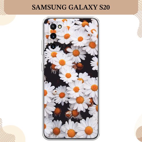 силиконовый чехол ромашковое поле на samsung galaxy m62 самсунг галакси m62 Силиконовый чехол Ромашковое поле на Samsung Galaxy S20 / Самсунг Галакси S20