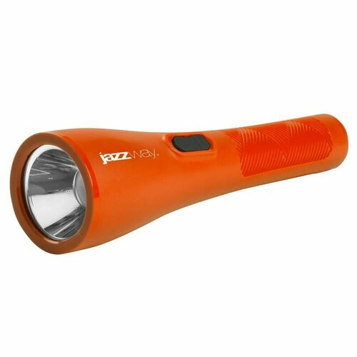 Фонарь светодиодный ручной аккумуляторный Accu2-L1W-og 1Вт 50лм 7200К Li-ion 18650 1200мА ч IP20 оранж JazzWay 5049420 444₽