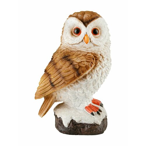 Фигура декоративная садовая Сова 26см искусственный камень